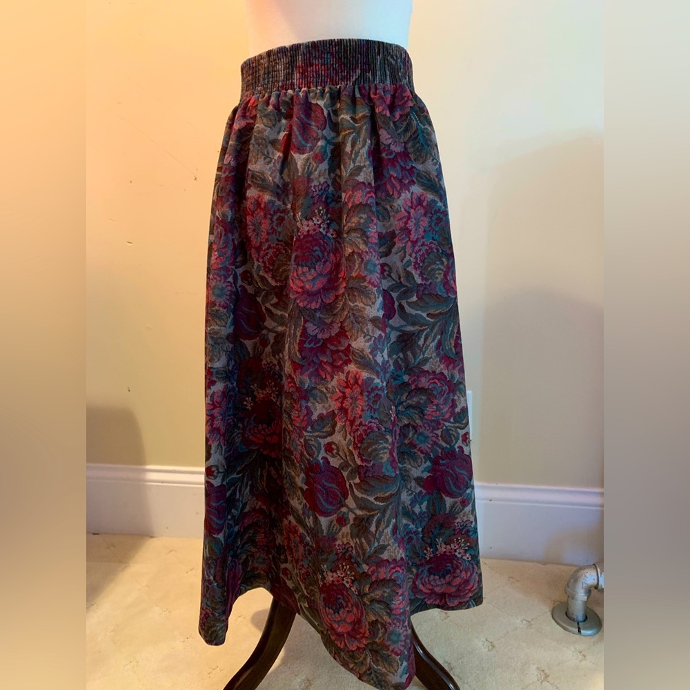 Vintage Printed Skirt